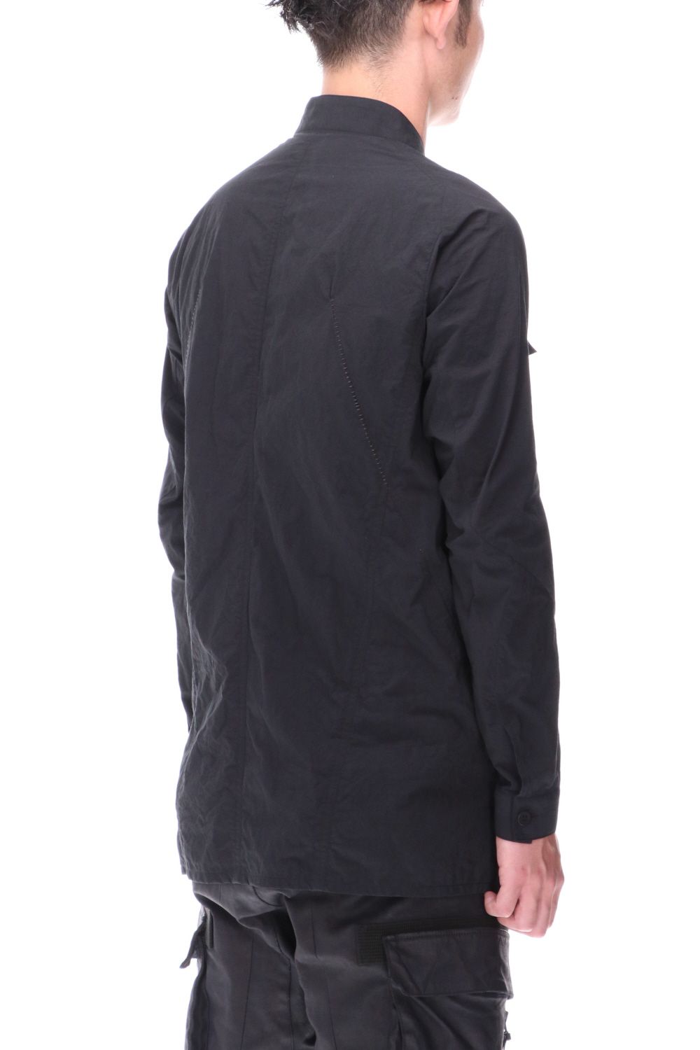 Salt Shrink NC Dump Military Shirt Gray