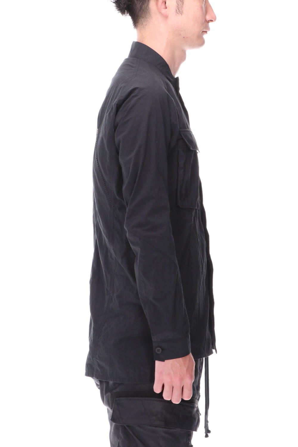 Salt Shrink NC Dump Military Shirt Gray