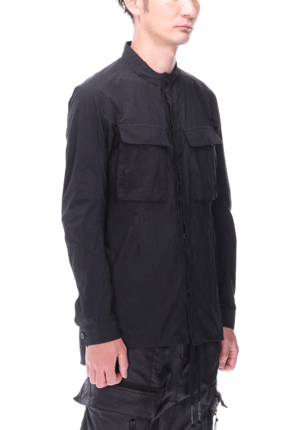 Salt Shrink NC Dump Military Shirt Black