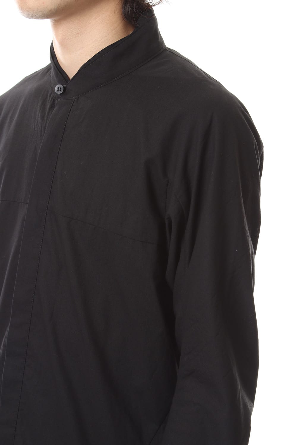 Charcoal Texture Emboss Broadcloth Long Shirt