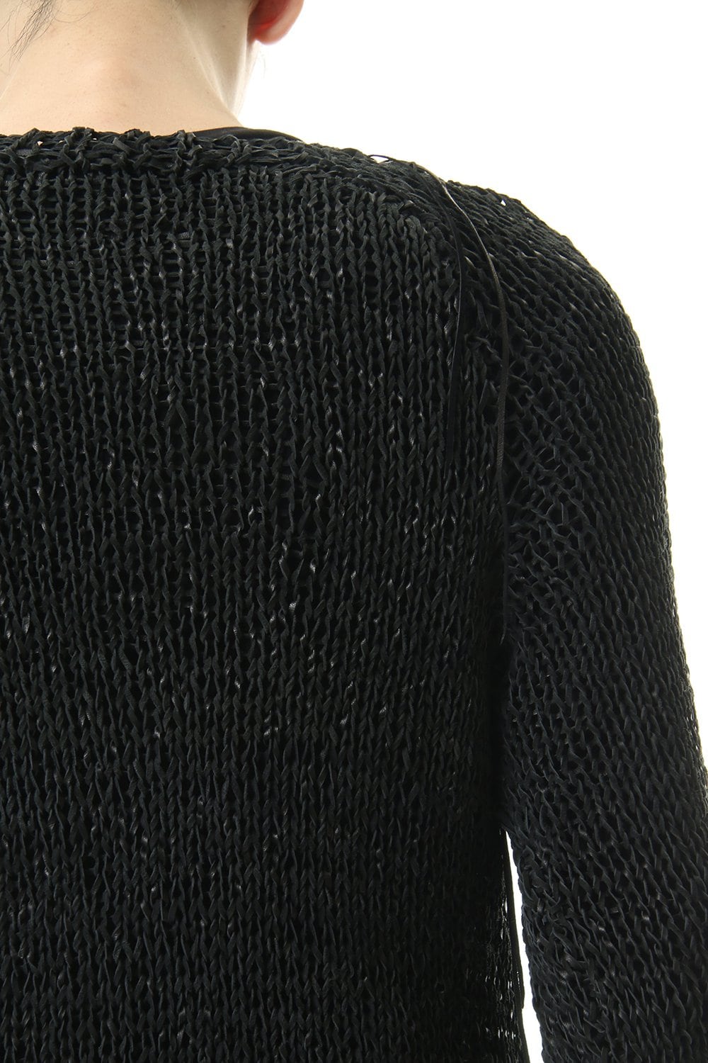 Sheep leather Knit pullover