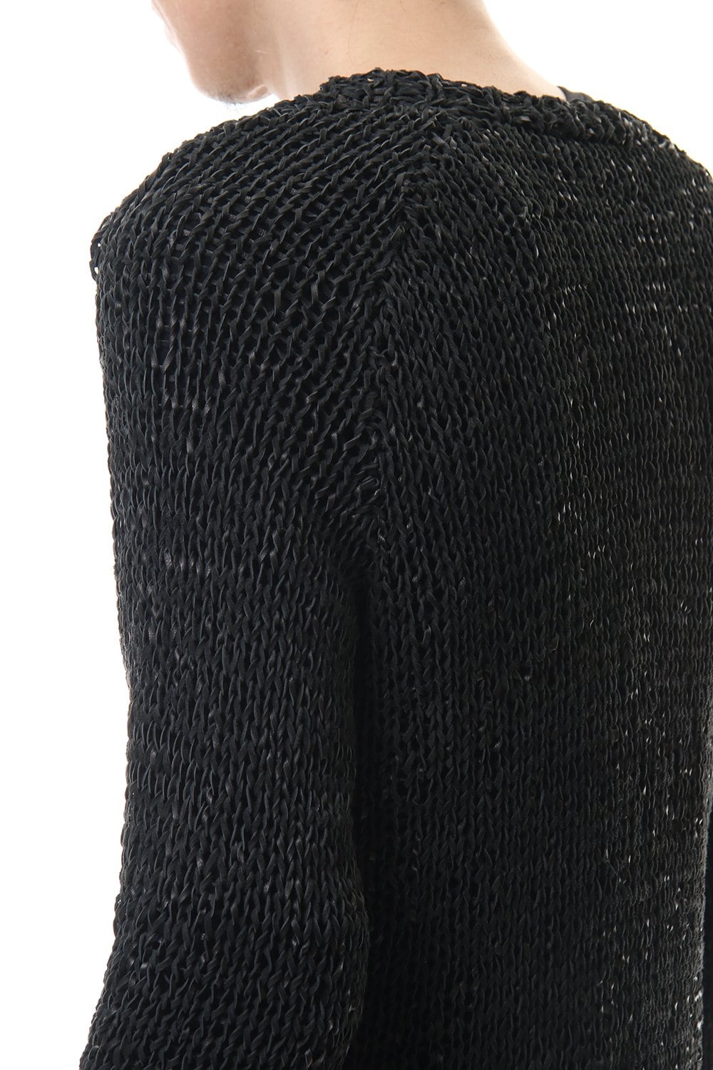 Sheep leather Knit pullover