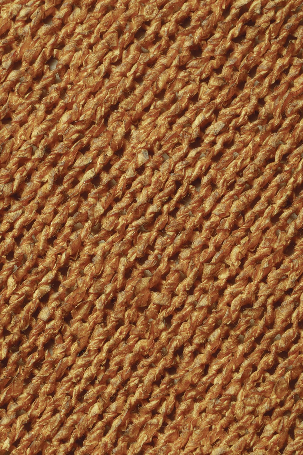 Cold Dyed Washi(Japanese Paper)Knit Pullover  Mustard