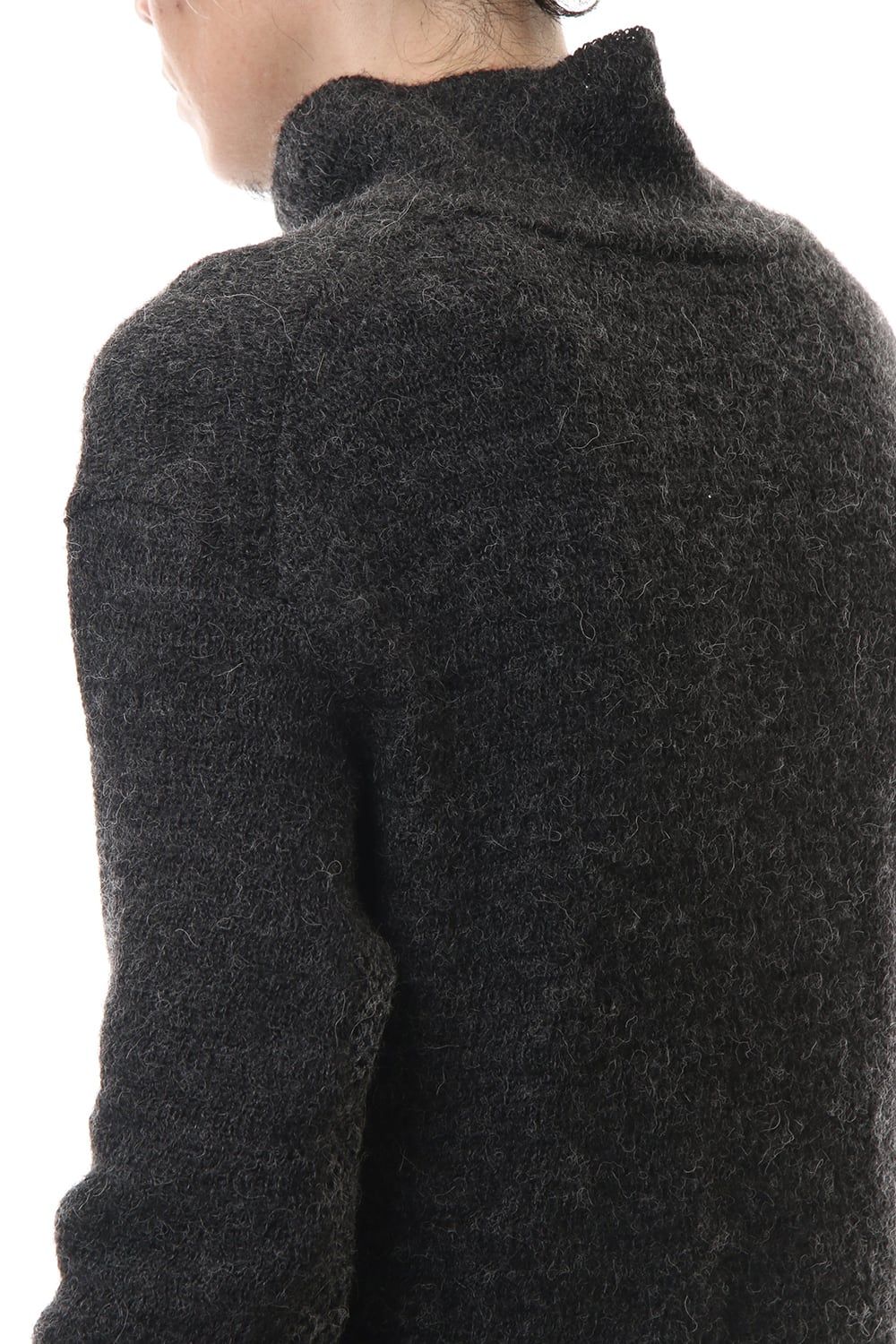 Alpaca knit High neck Pullover