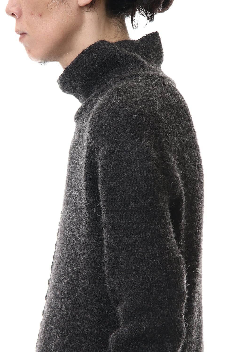 Alpaca knit High neck Pullover