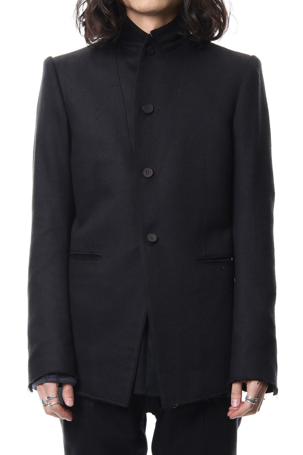 Silk Twill Tailored Jacket