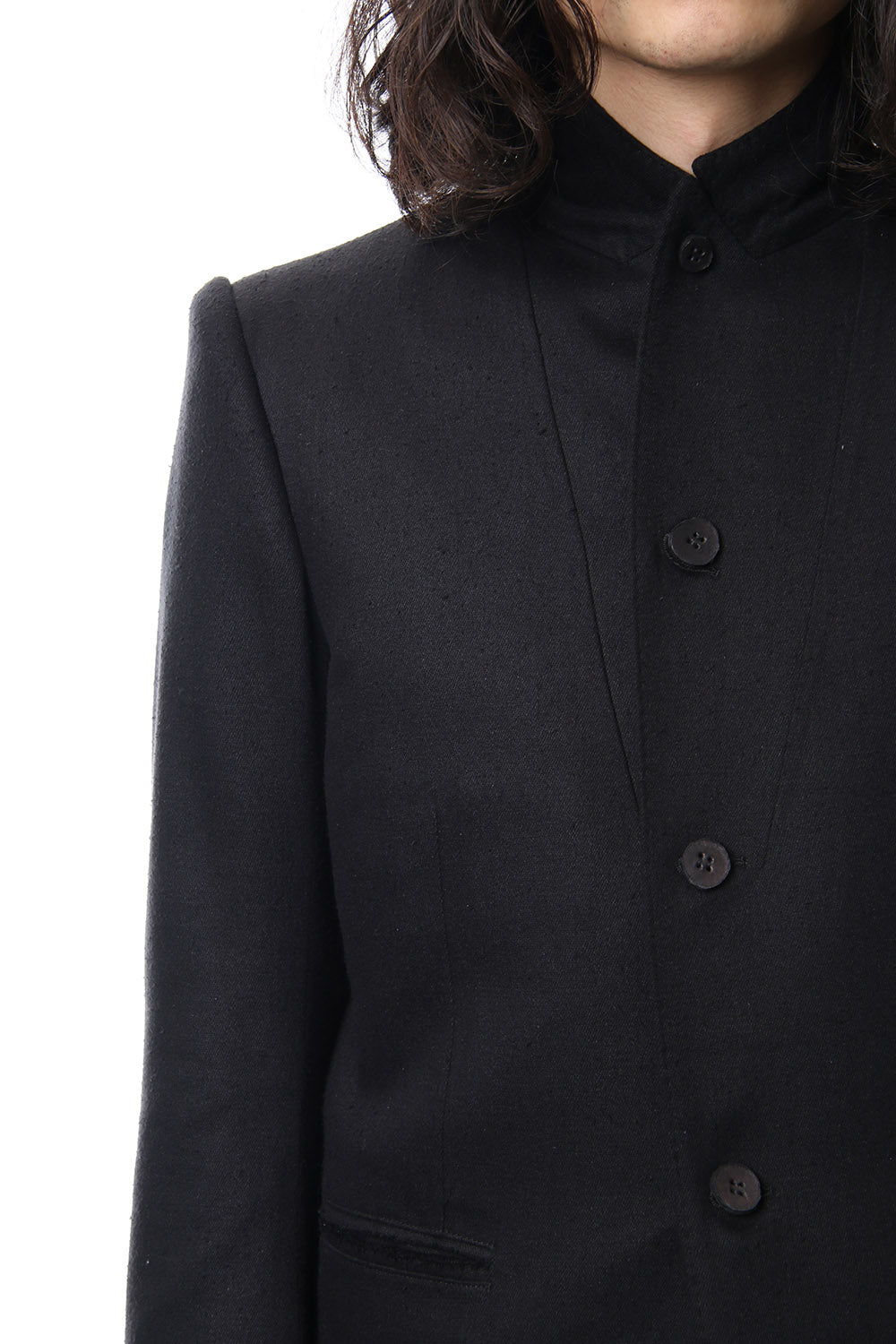 Silk Twill Tailored Jacket