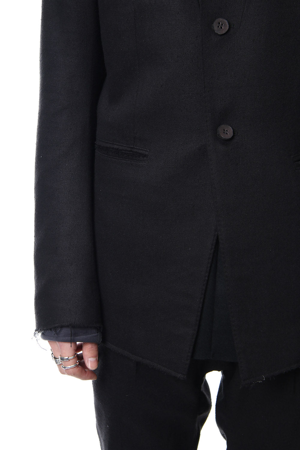 Silk Twill Tailored Jacket