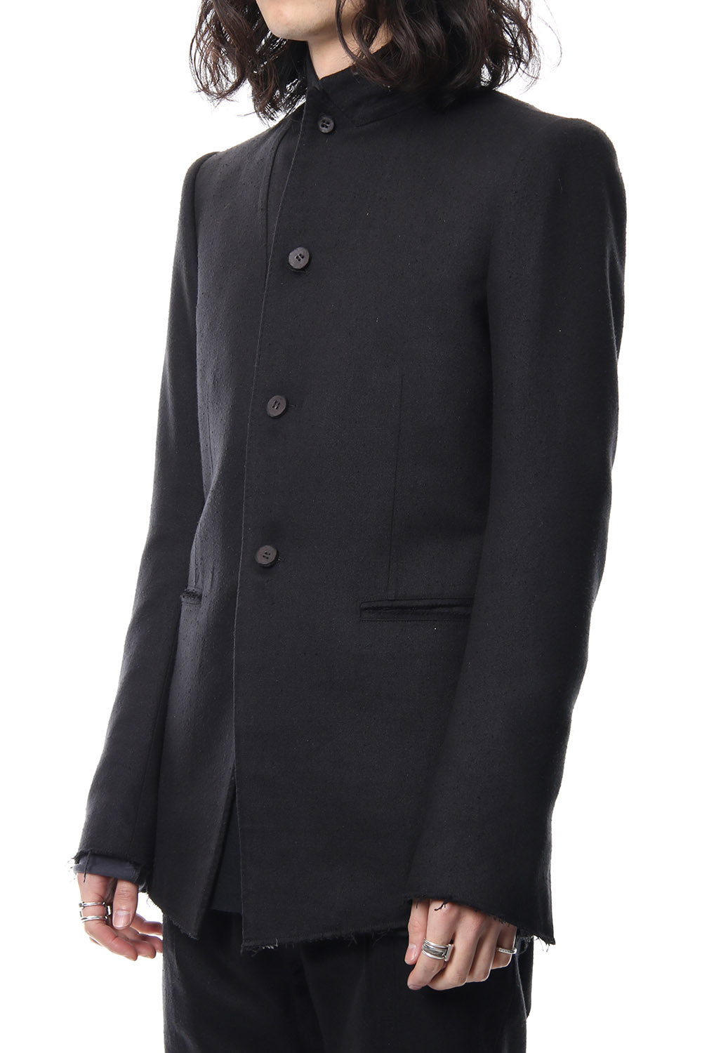 Silk Twill Tailored Jacket