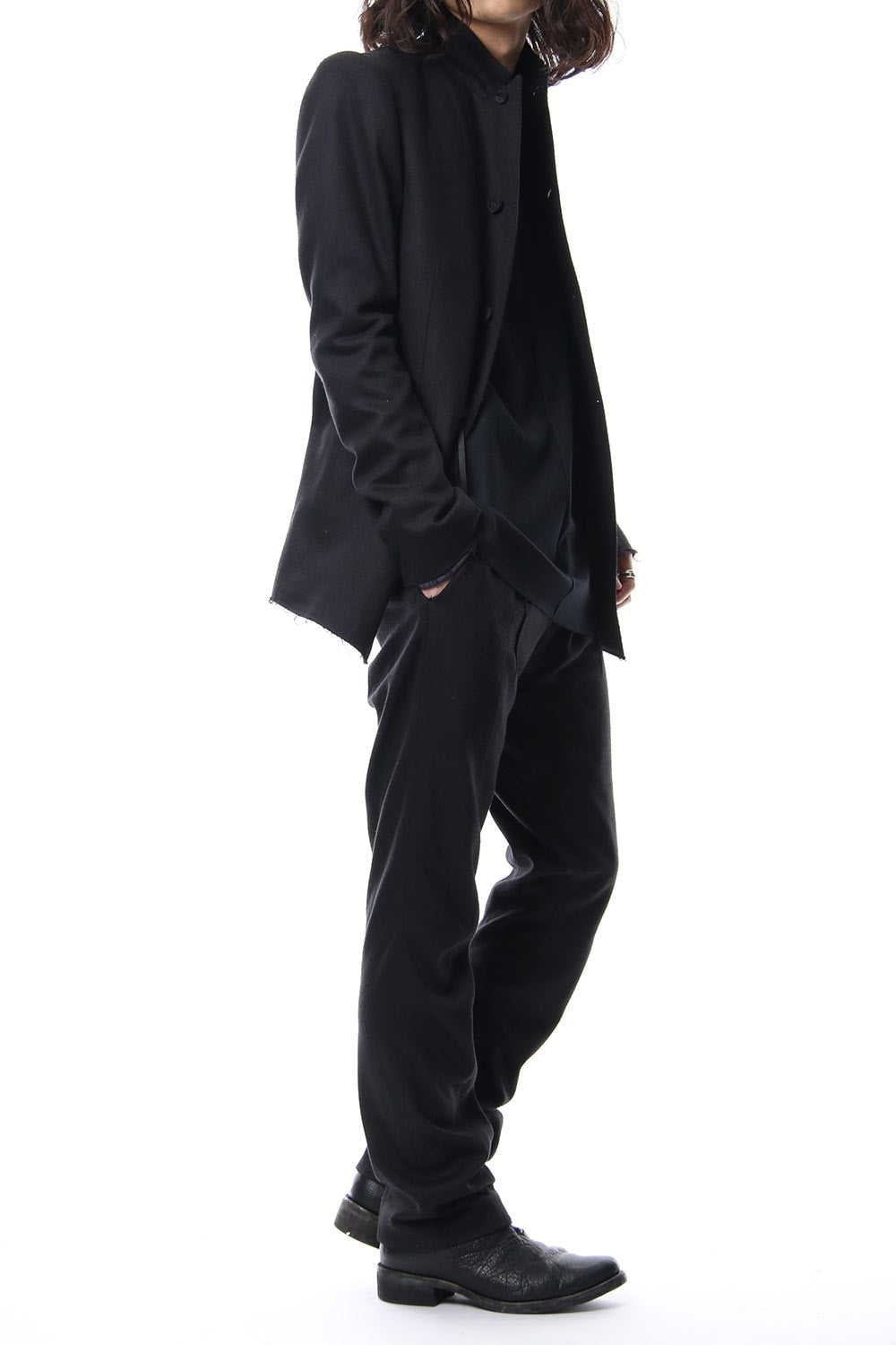 Silk Twill Tailored Jacket