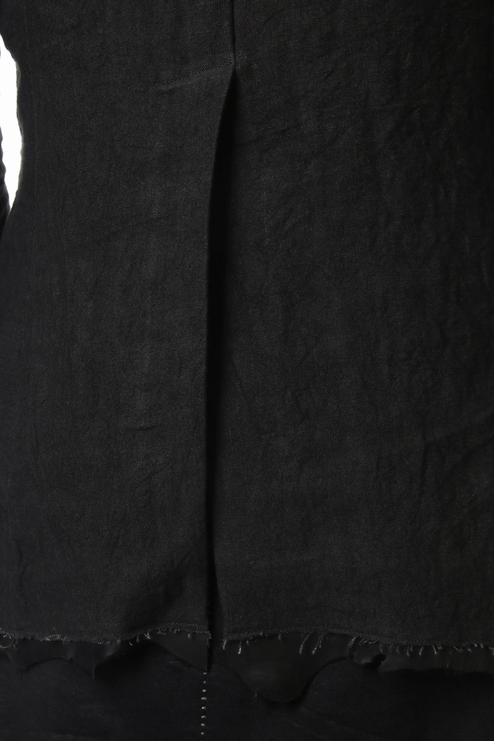 Rough leather x linen tailored Jacket - ST104-0029S