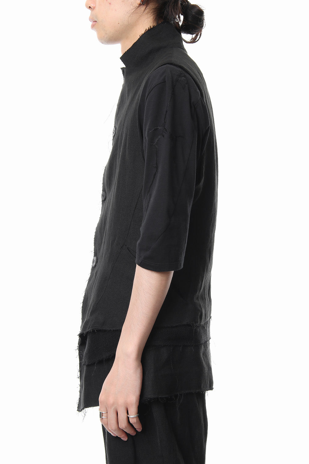 Linen tailored Vest - ST104-0059S