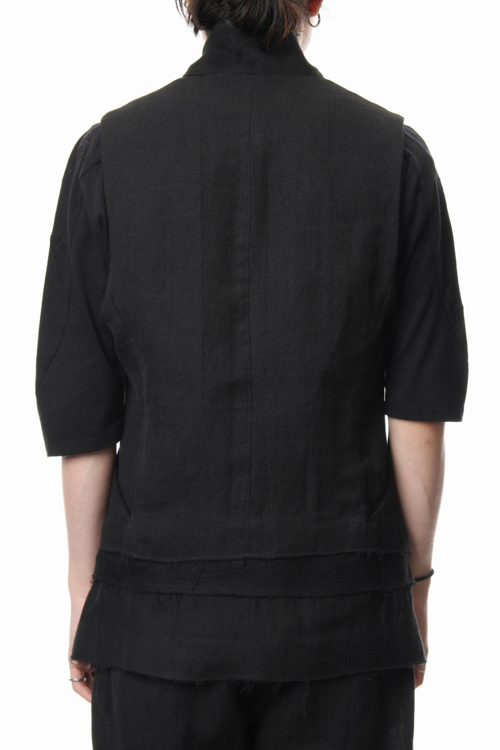 Linen tailored Vest - ST104-0059S