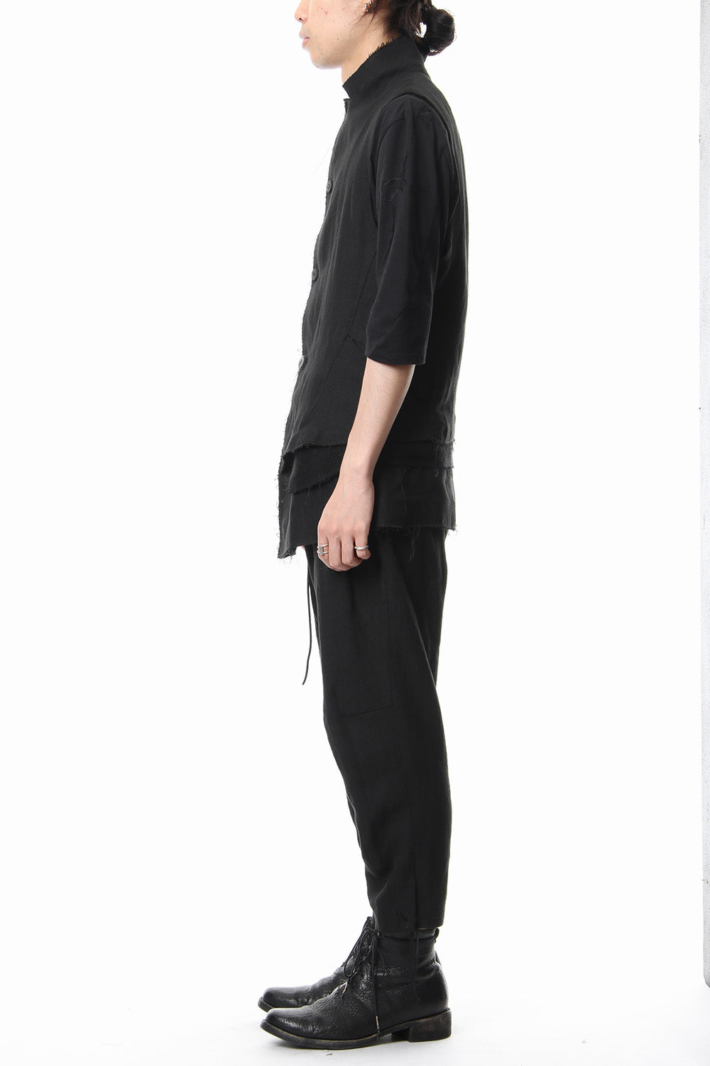 Linen tailored Vest - ST104-0059S