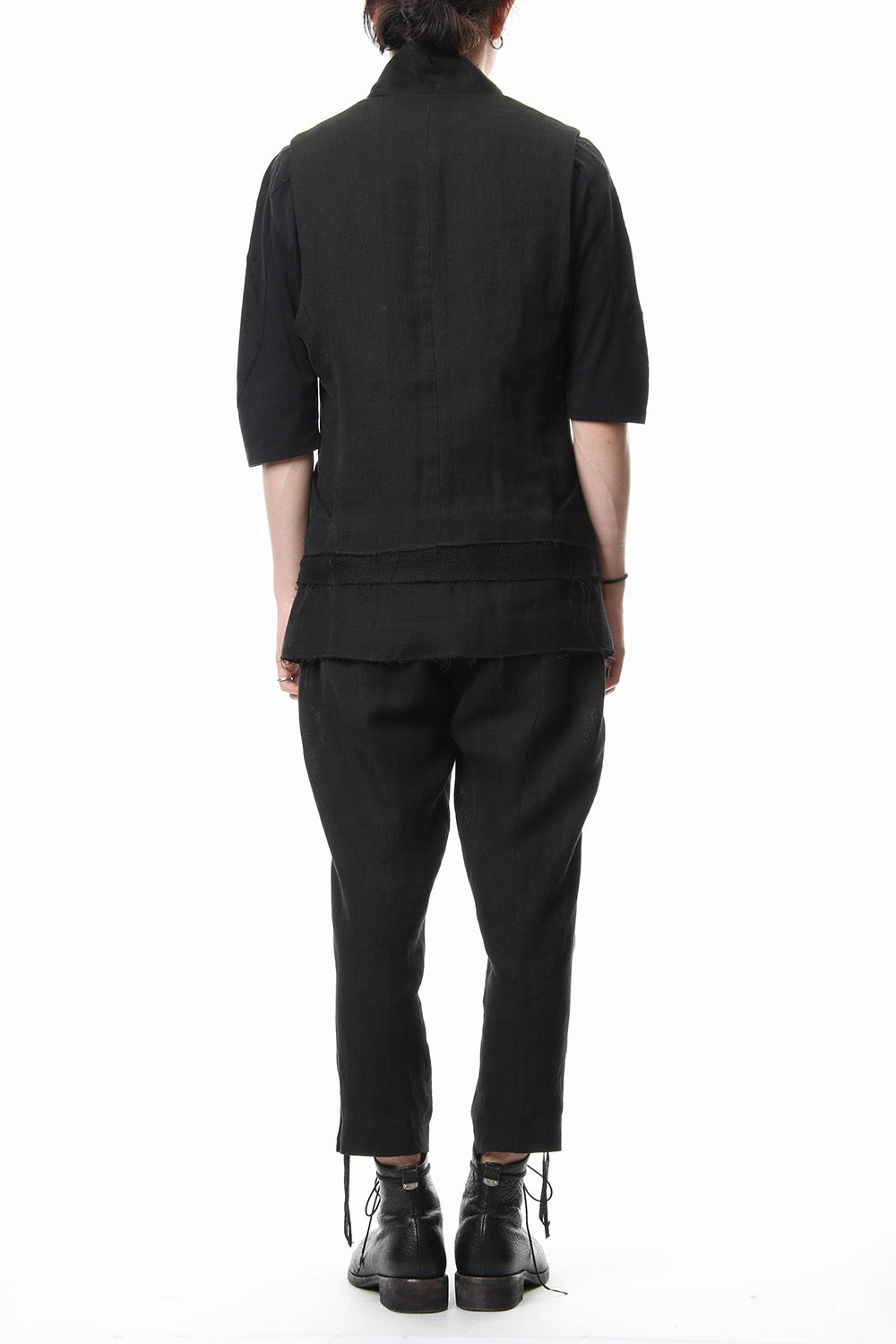 Linen tailored Vest - ST104-0059S