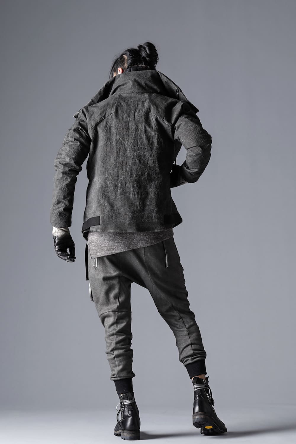 Dimple Washer Cotton Stretch Ripstop Down Jacket Dust