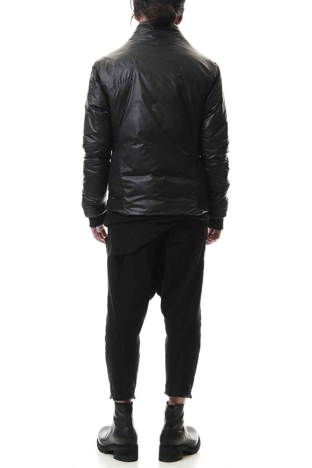 Carbon coating Nylon down Bomber jacket