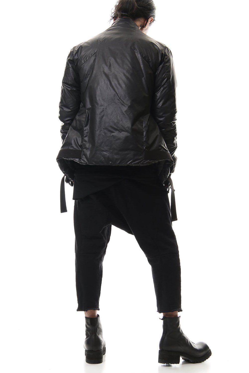 Carbon coating Nylon down Bomber jacket