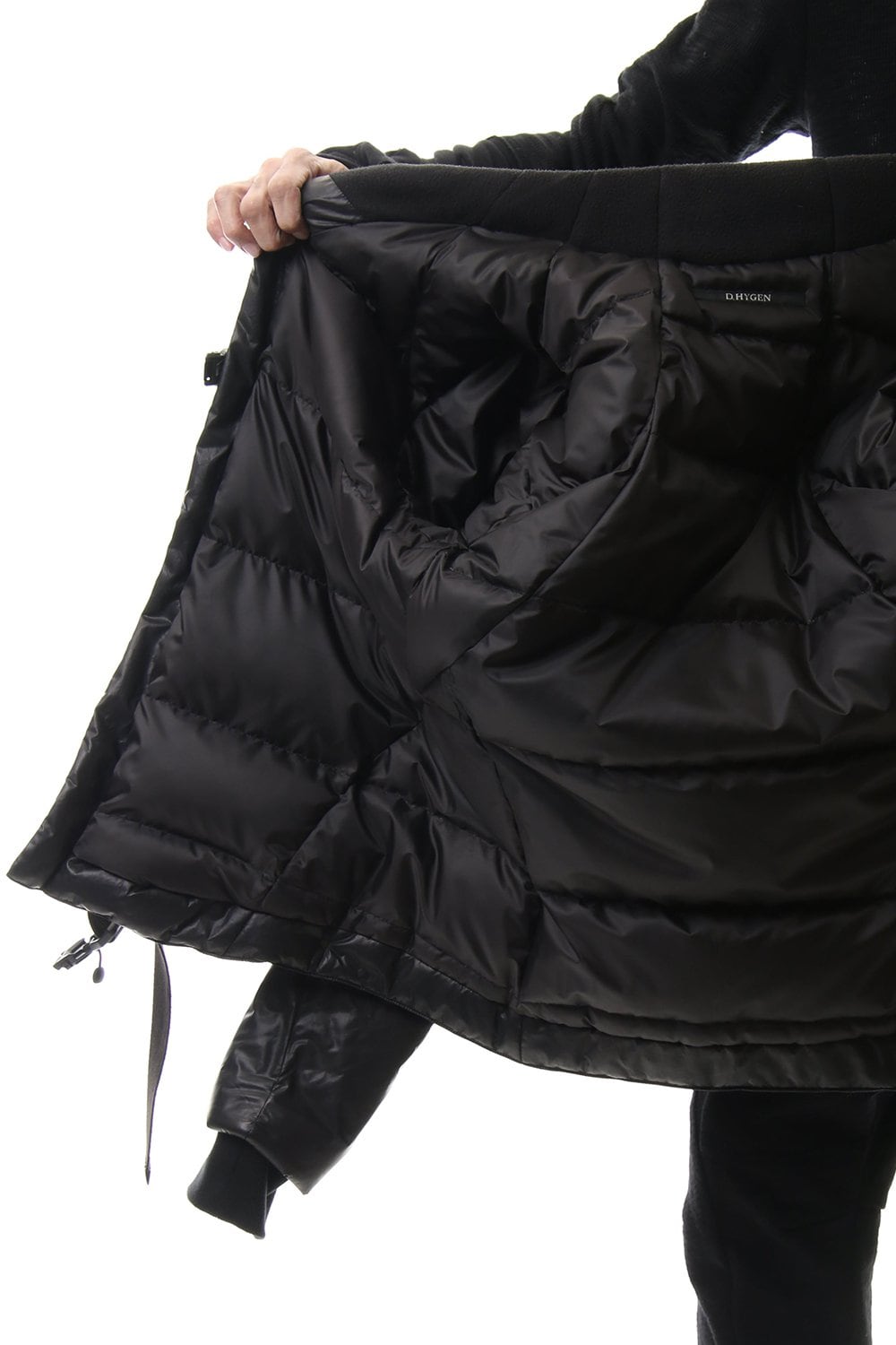 Carbon coating Nylon down Bomber jacket