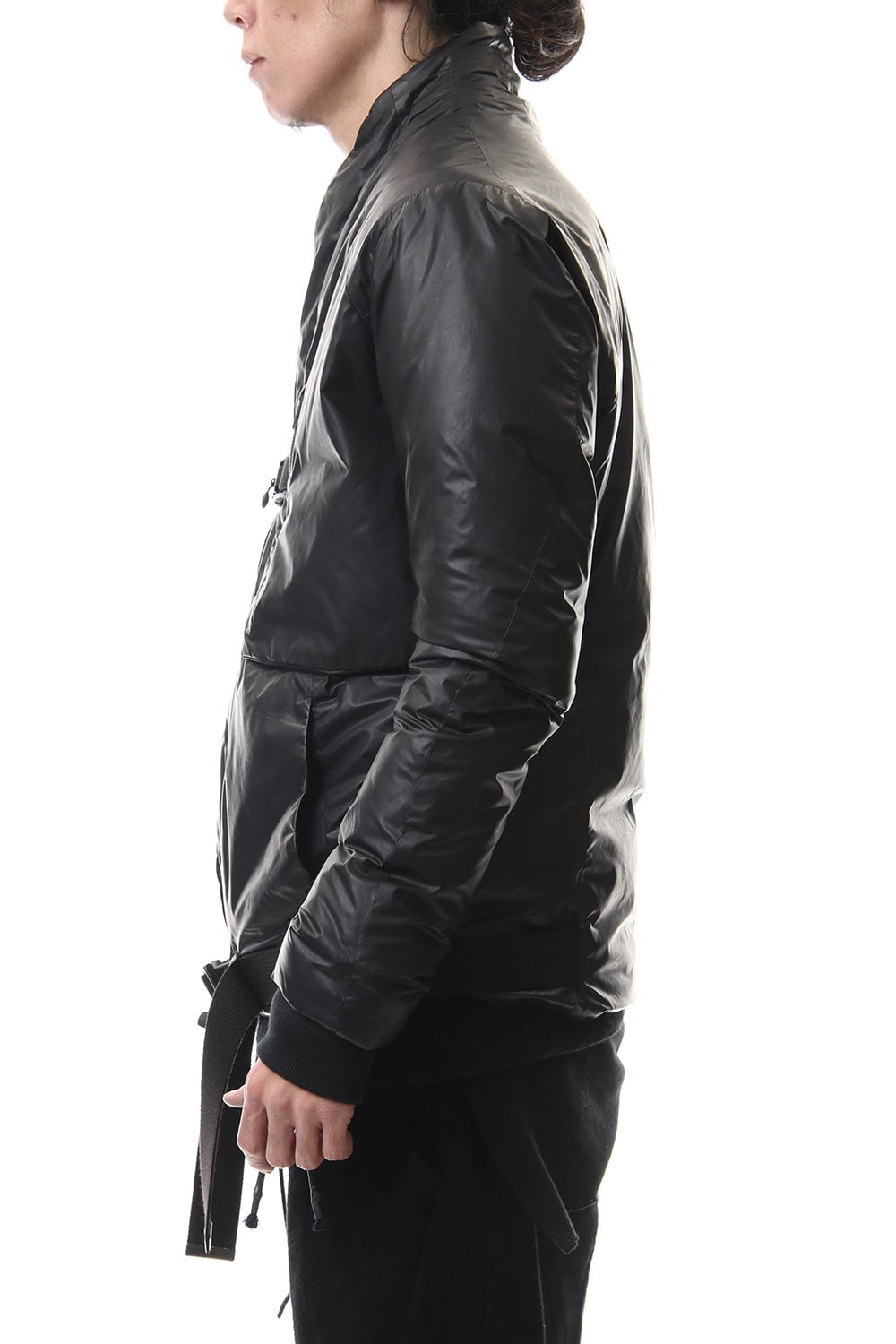 Carbon coating Nylon down Bomber jacket