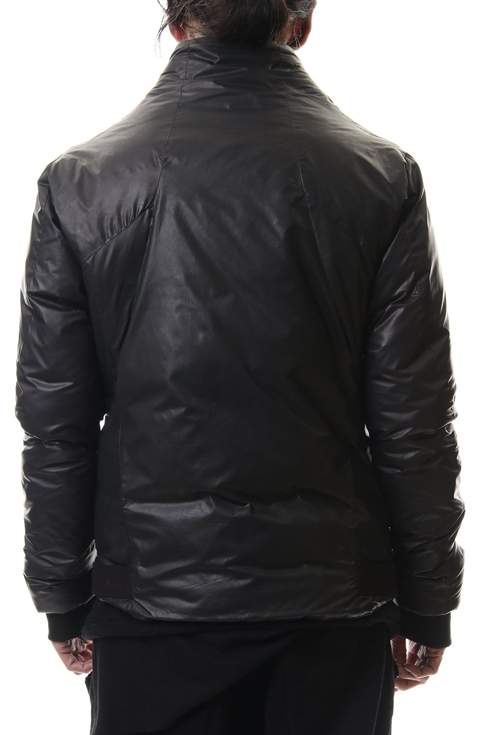 Carbon coating Nylon down Bomber jacket