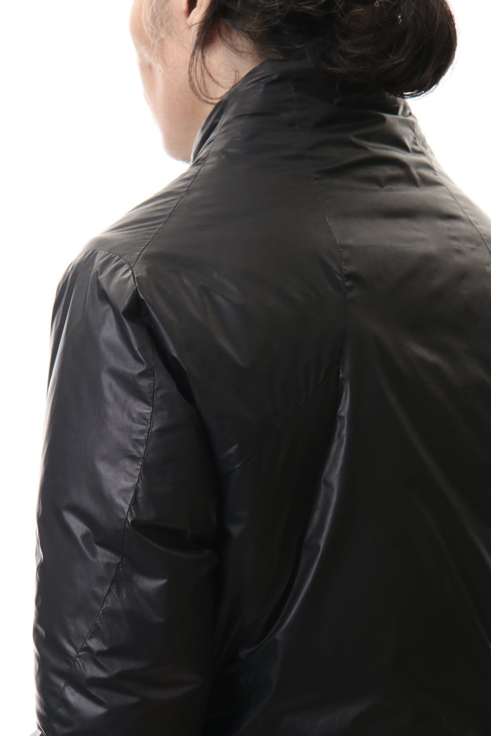 Carbon coating Nylon down Bomber jacket