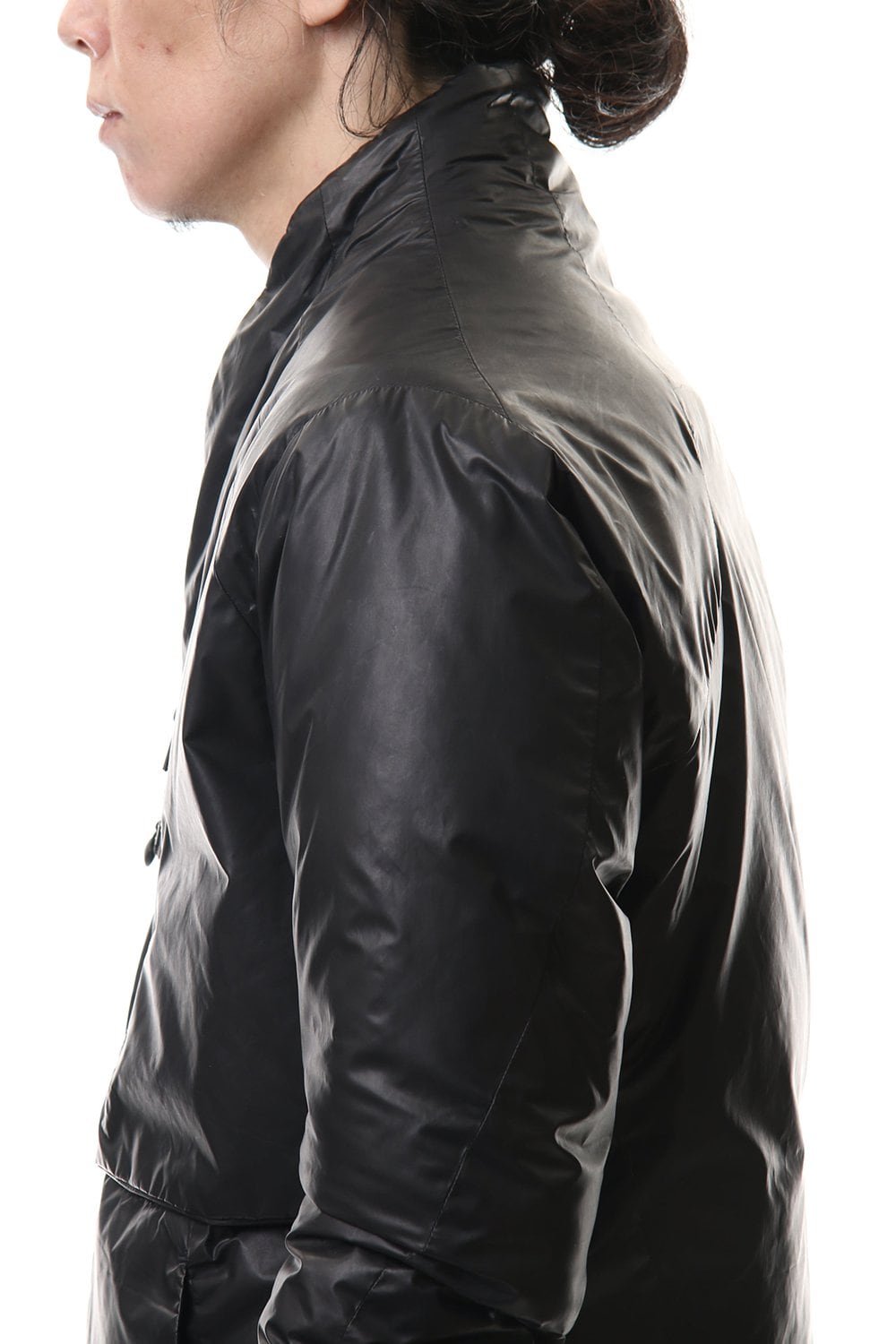 Carbon coating Nylon down Bomber jacket