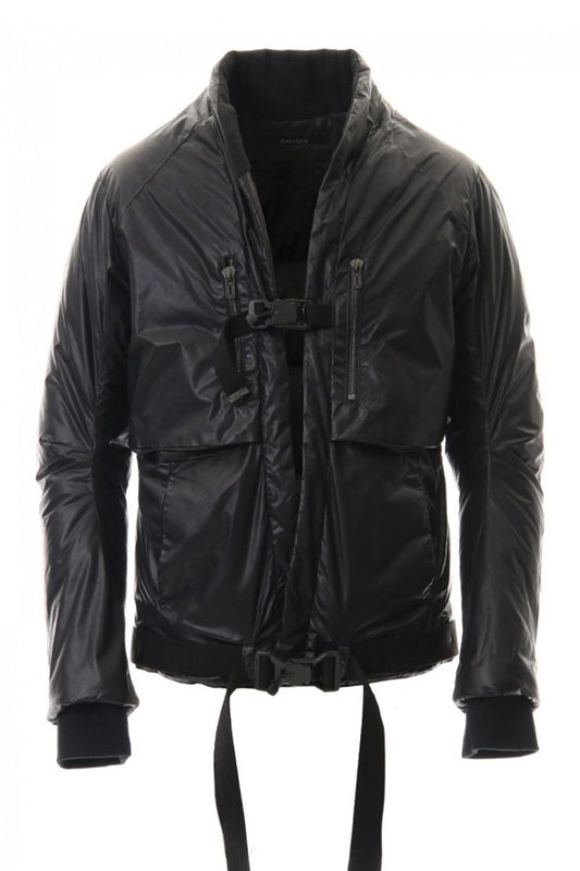 Carbon coating Nylon down Bomber jacket