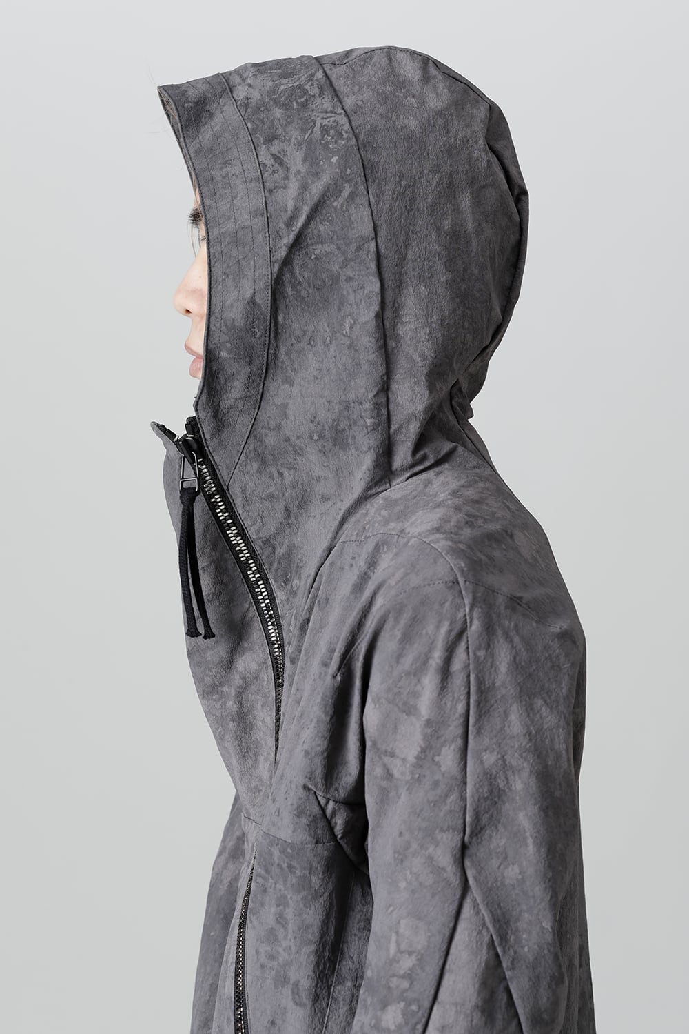 Uneven Dyed 4way Hyper Stretch CORDURA Nylon Hooded Jacket