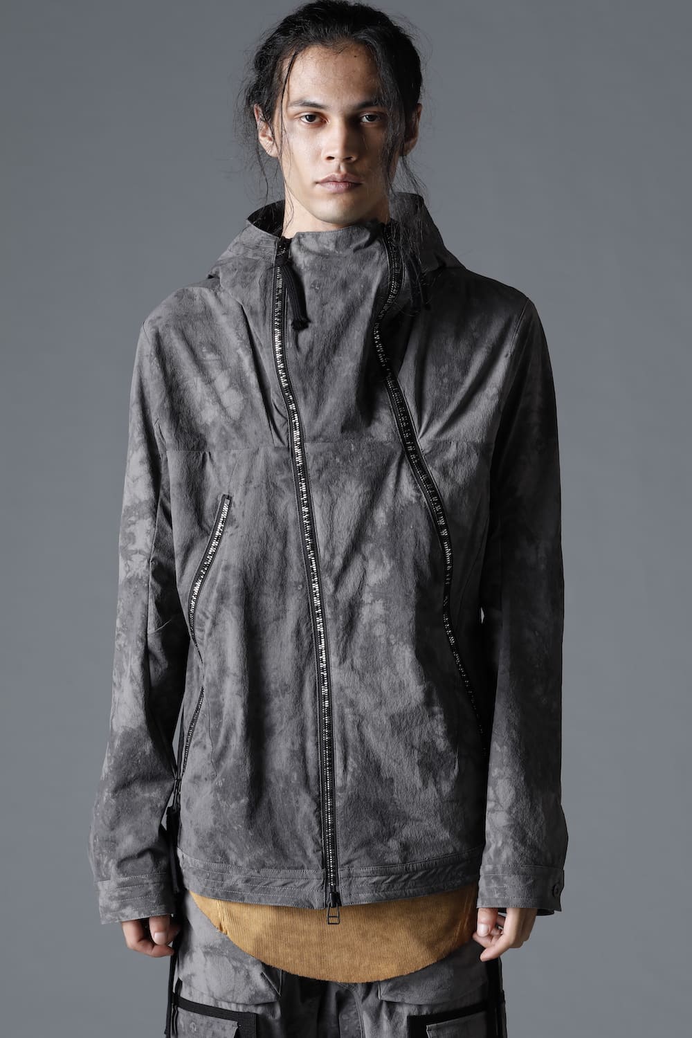 Uneven Dyed 4way Hyper Stretch CORDURA Nylon Hooded Jacket