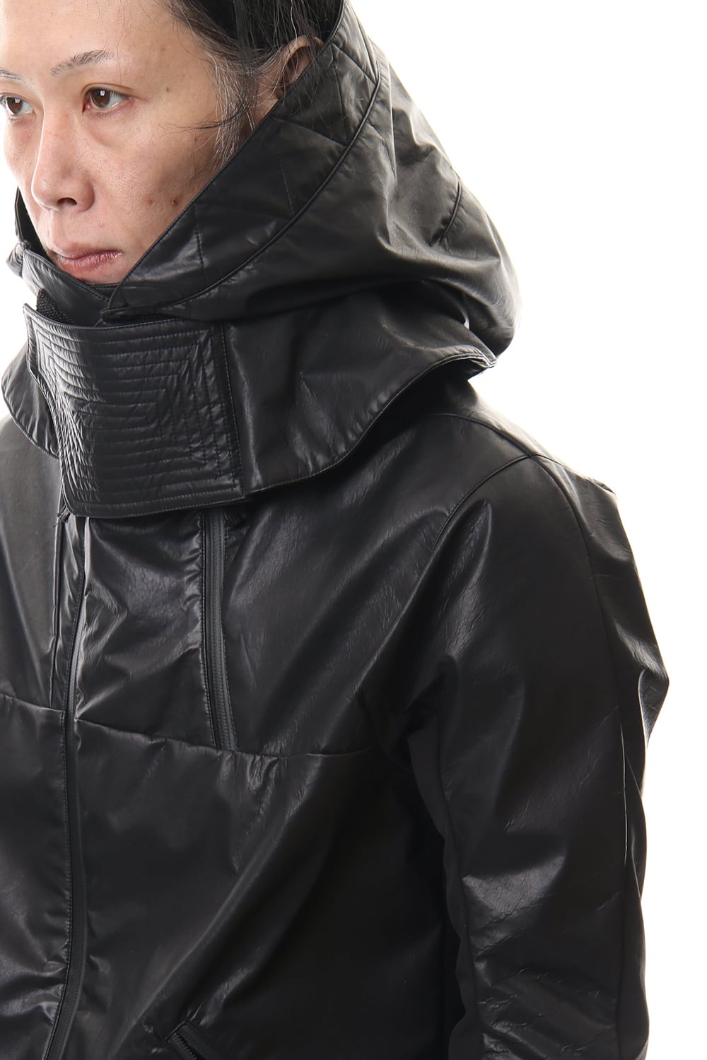 Carbon coating Nylon Desorption Hooded outdoor jacket