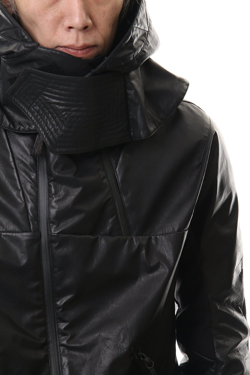 Carbon coating Nylon Desorption Hooded outdoor jacket