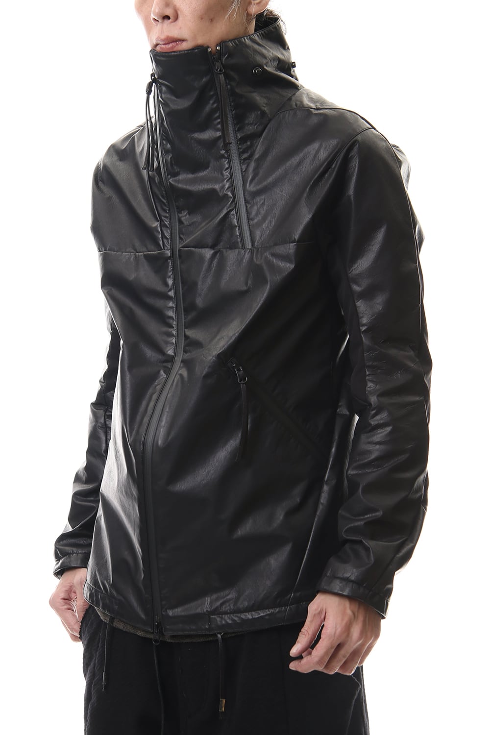 Carbon coating Nylon Desorption Hooded outdoor jacket