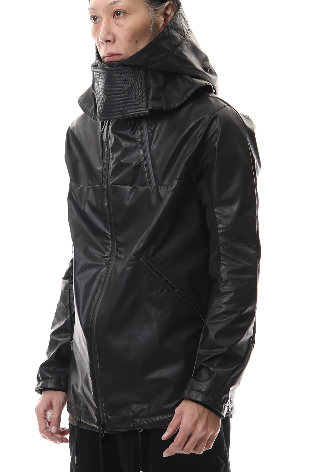 Carbon coating Nylon Desorption Hooded outdoor jacket