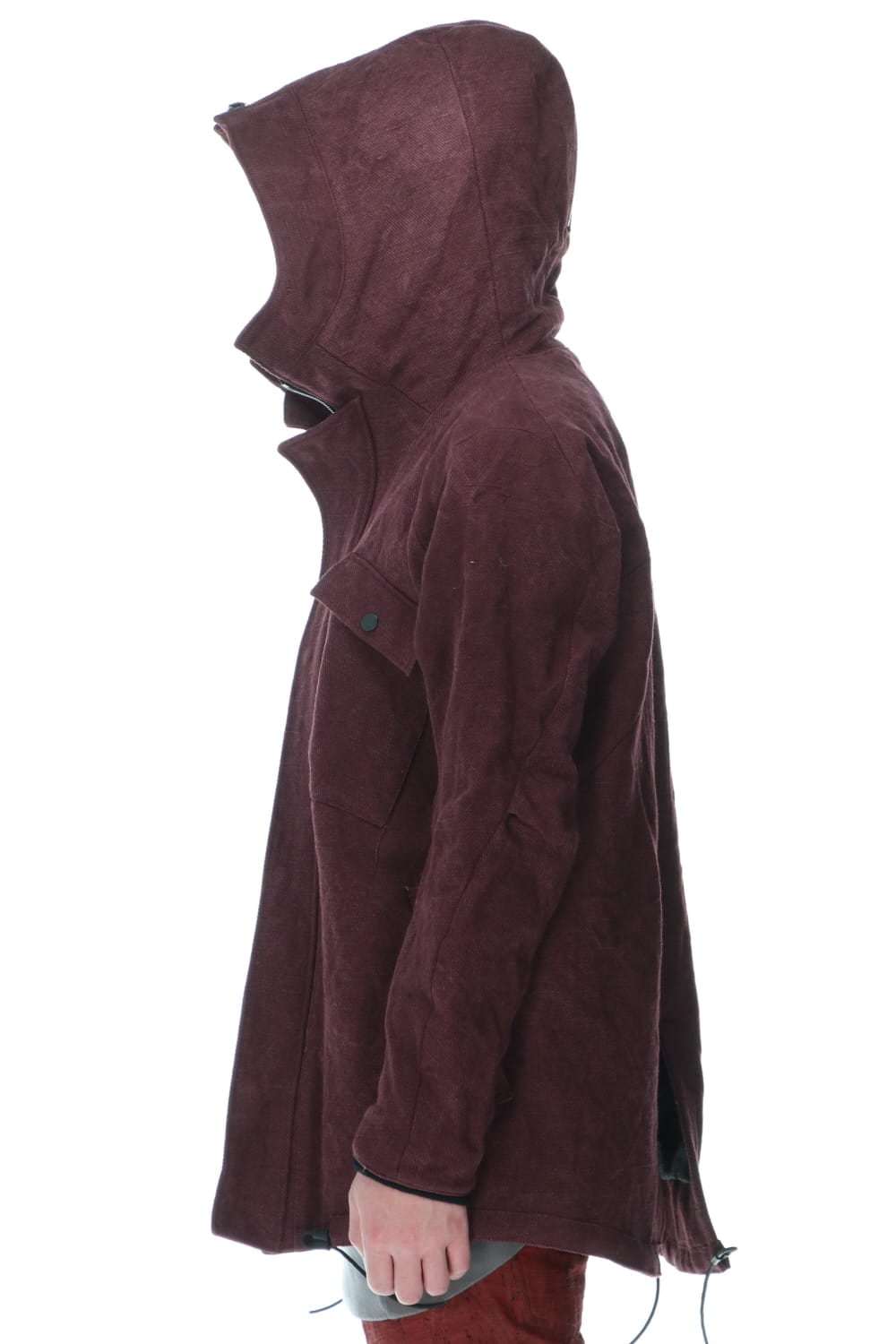 Jute x Cotton Military Twill Field Hood JKT Black