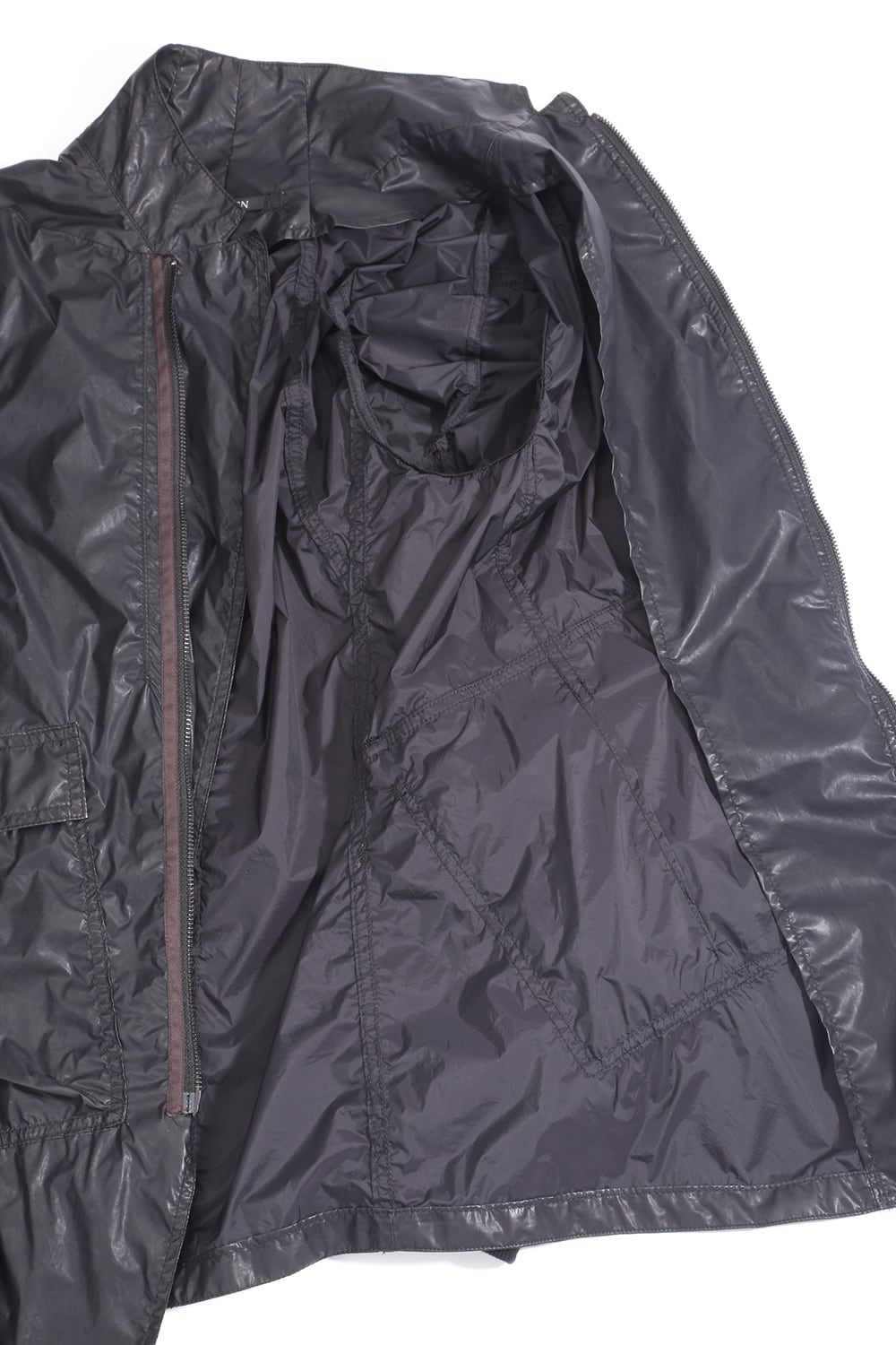 Carbon coated nylon jacket