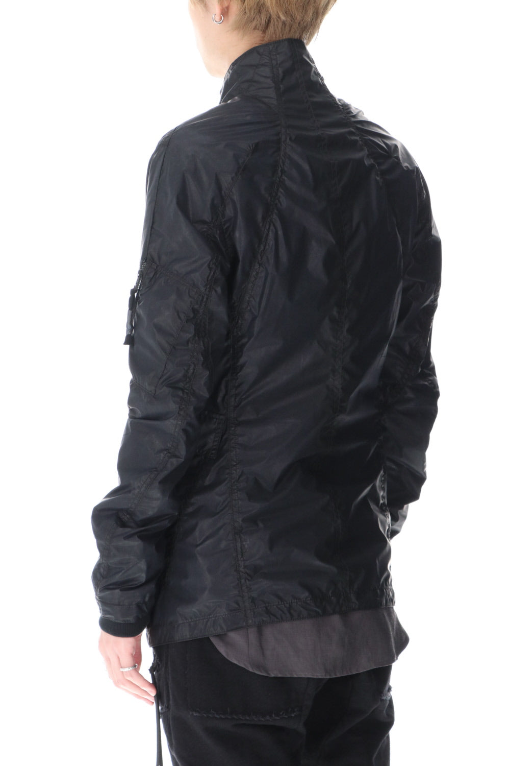 Carbon coated nylon jacket