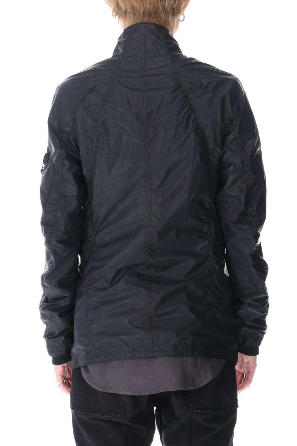 Carbon coated nylon jacket