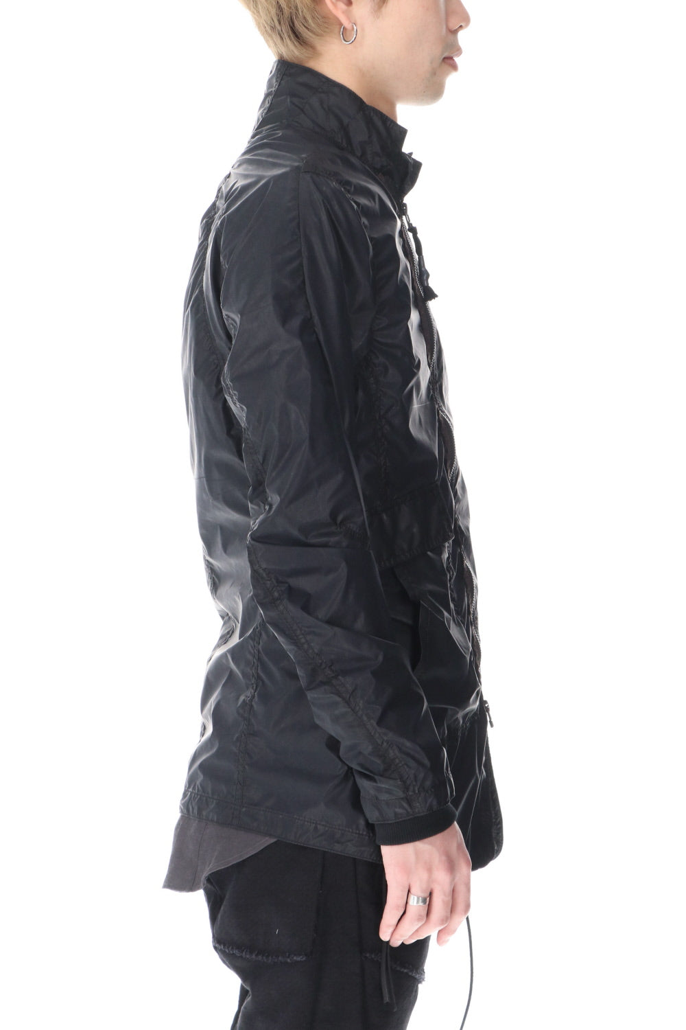 Carbon coated nylon jacket