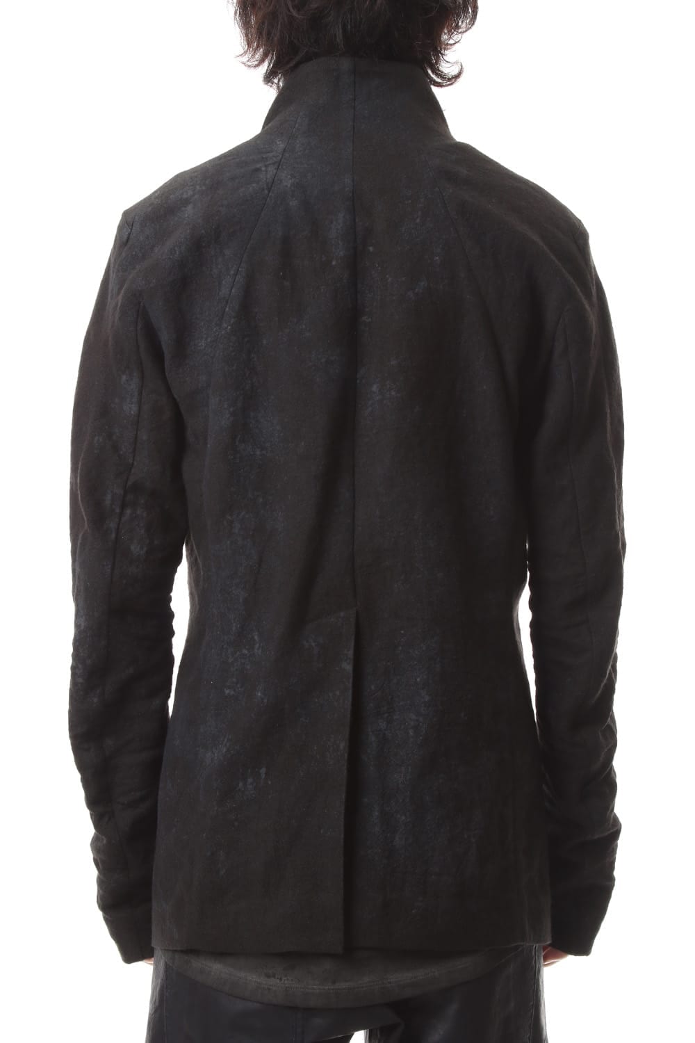 Hand Dye Linen Ash Coating Tailored JKT