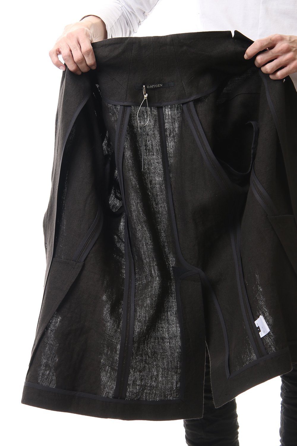 Hand Dye Linen Tailored JKT