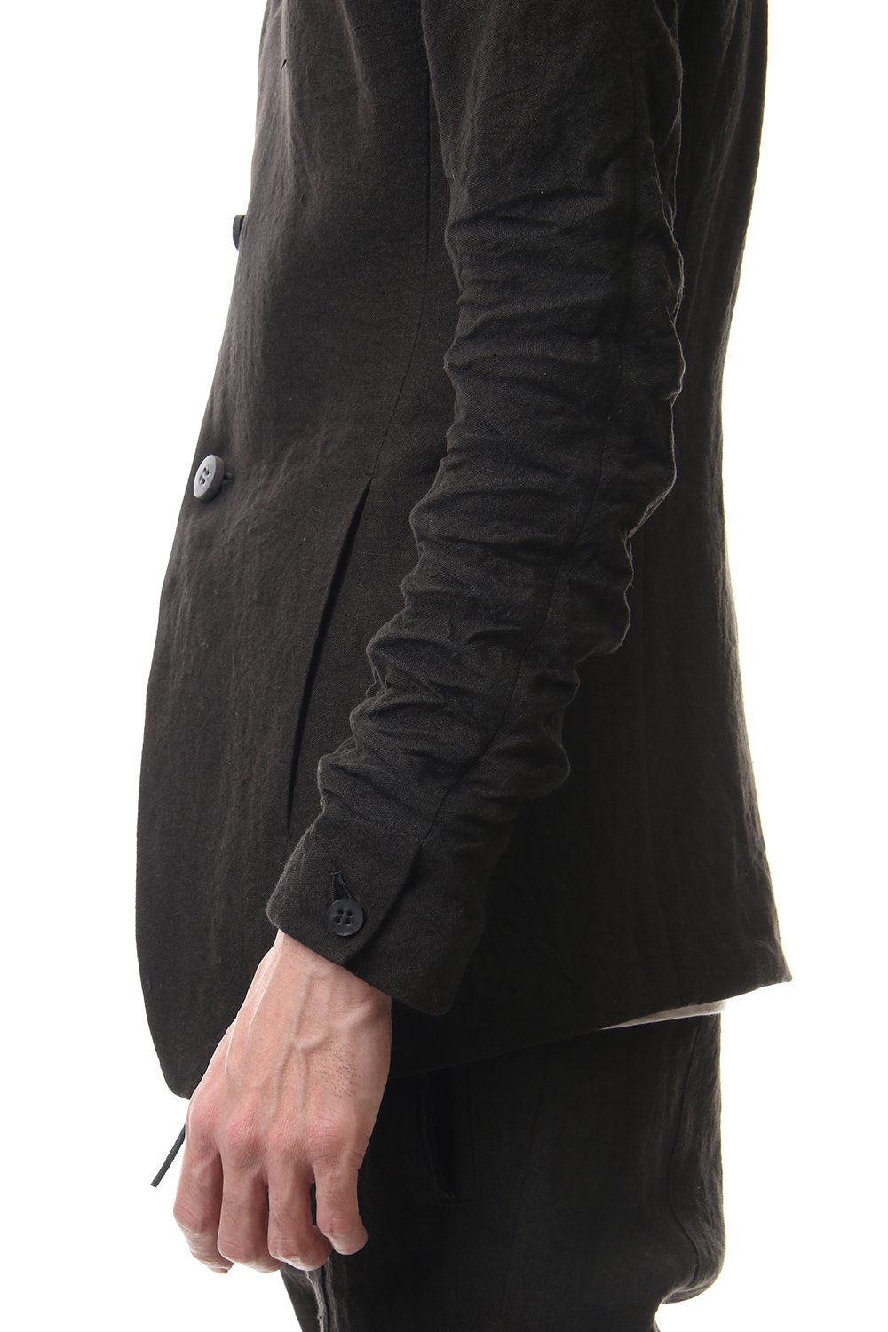 Hand Dye Linen Tailored JKT