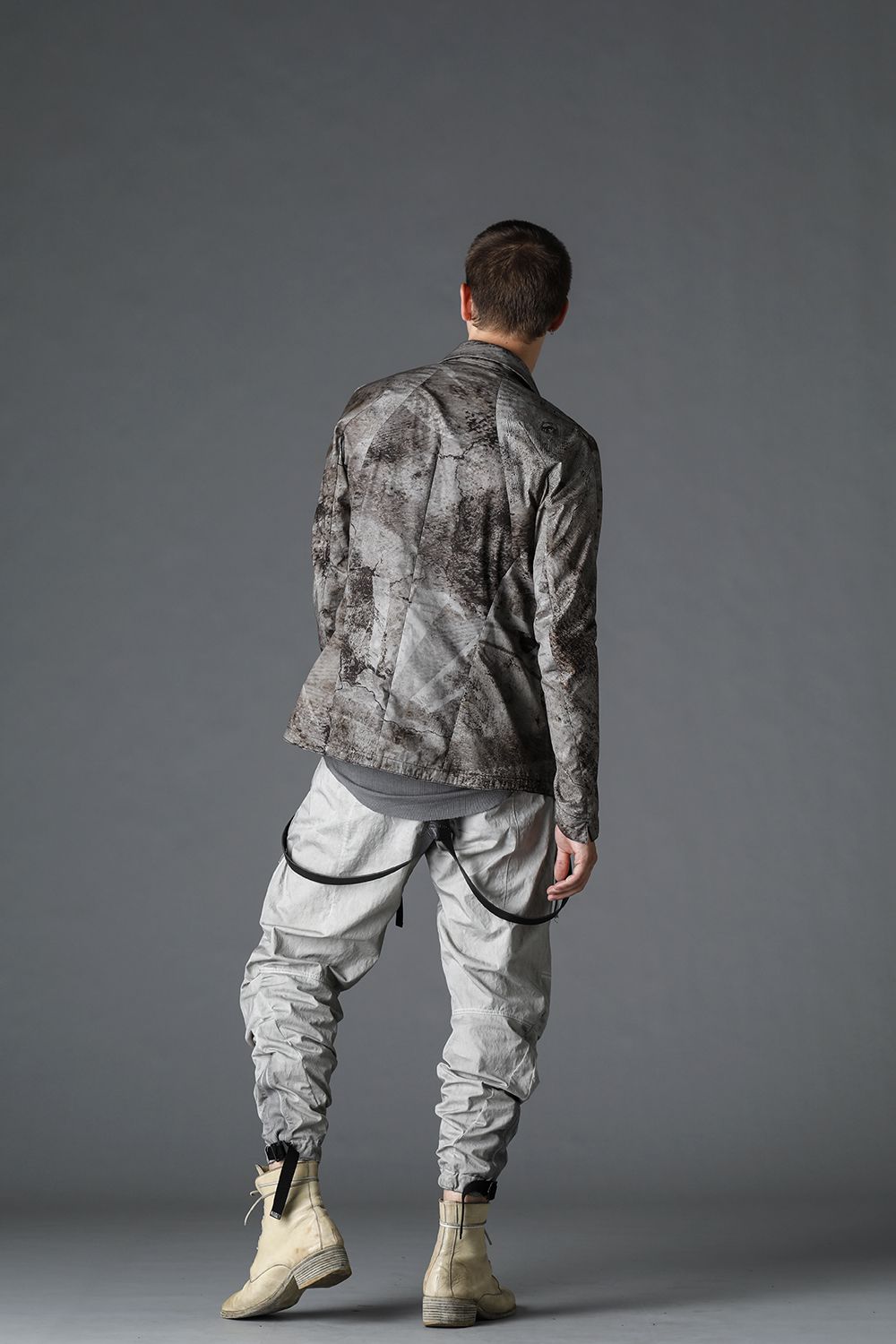 Printed shirt jacket