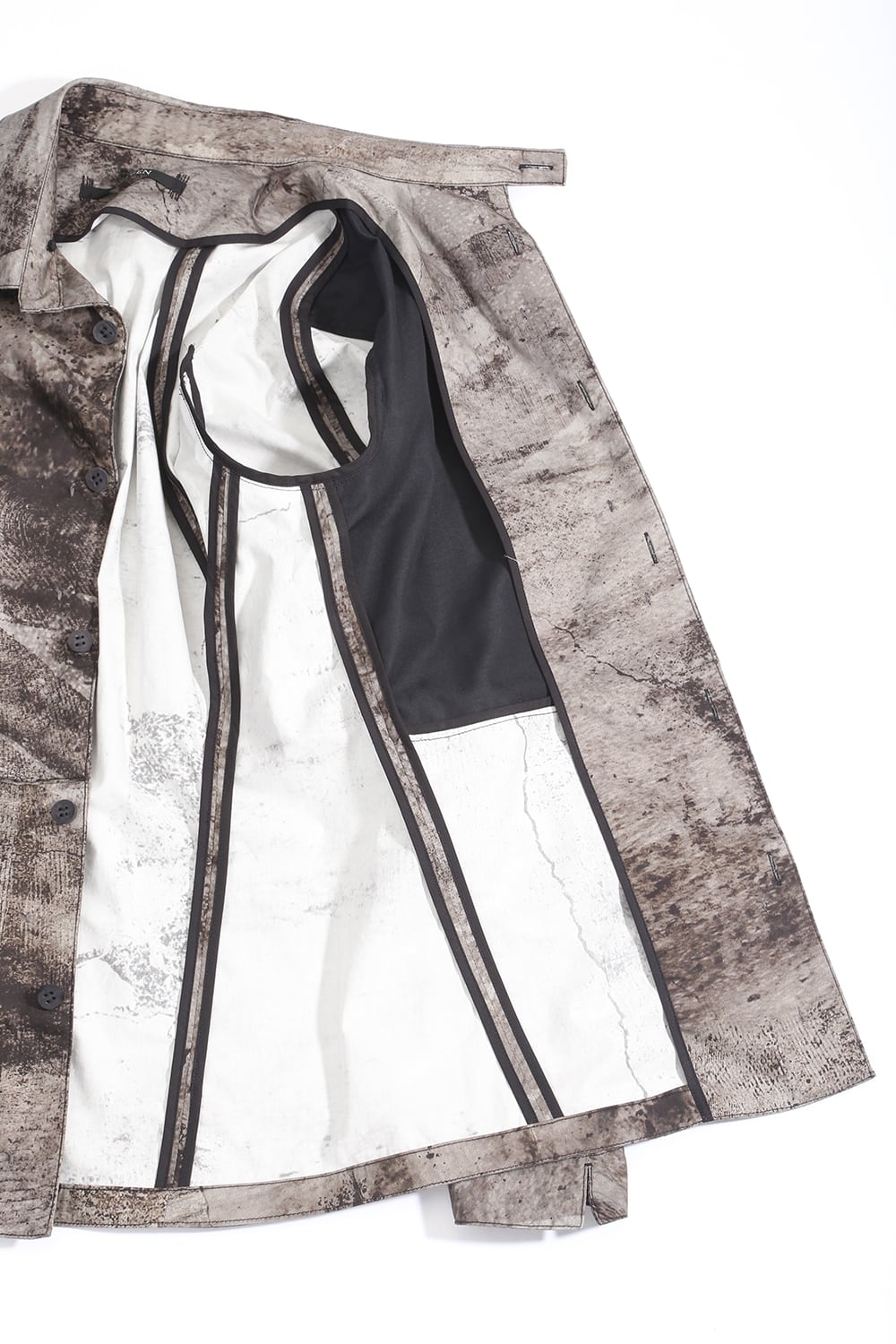 Printed shirt jacket