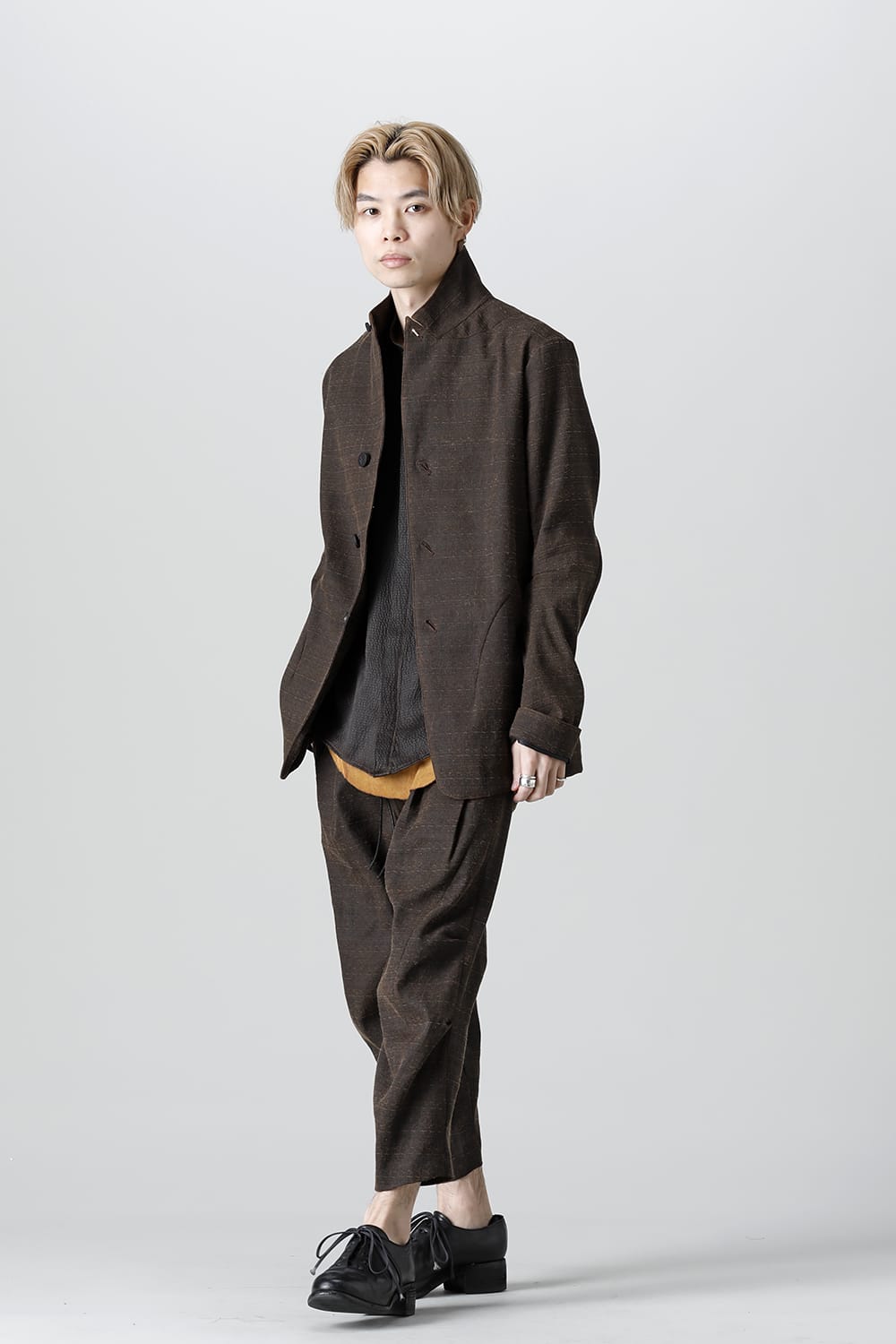 Mud Dyed Broken Slab Cotton Jacket