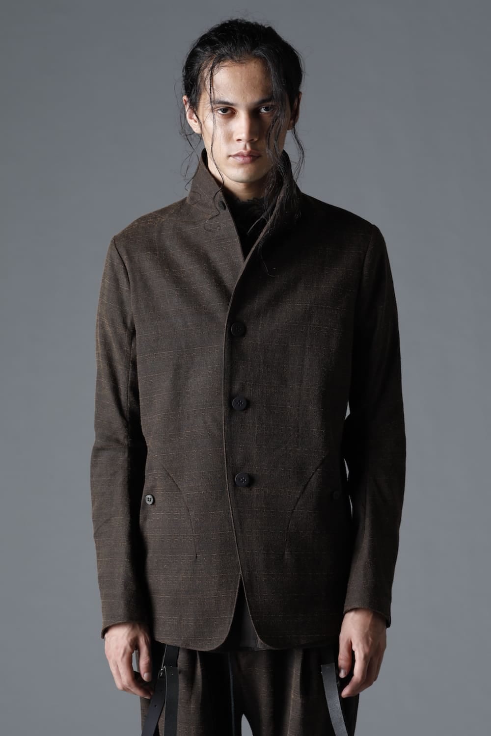 Mud Dyed Broken Slab Cotton Jacket