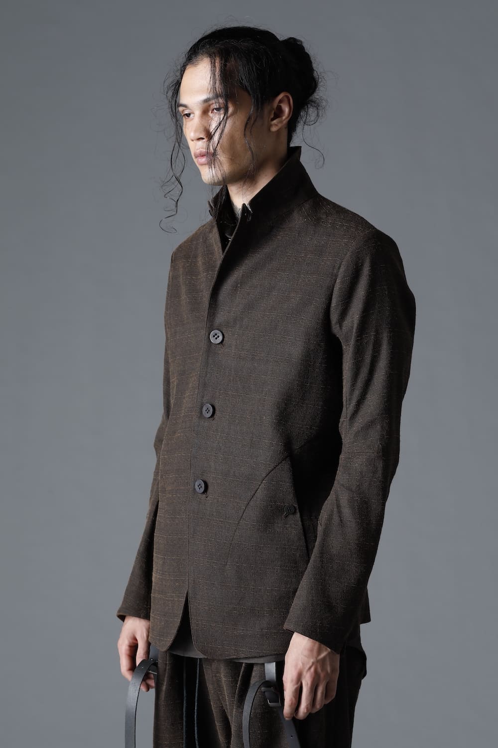 Mud Dyed Broken Slab Cotton Jacket