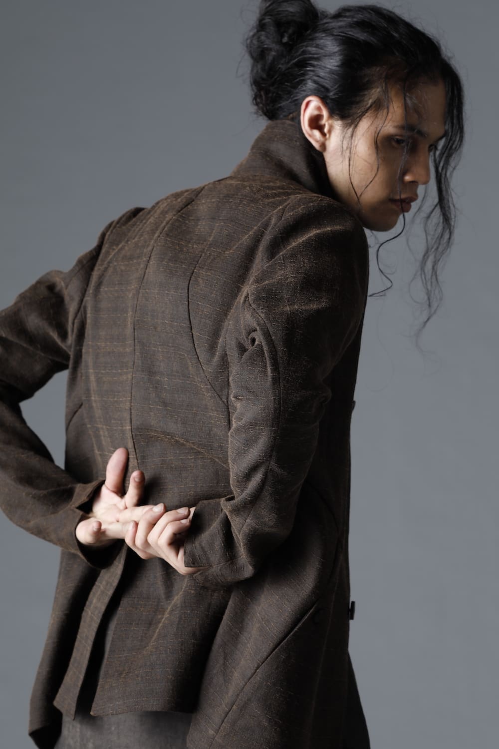 Mud Dyed Broken Slab Cotton Jacket