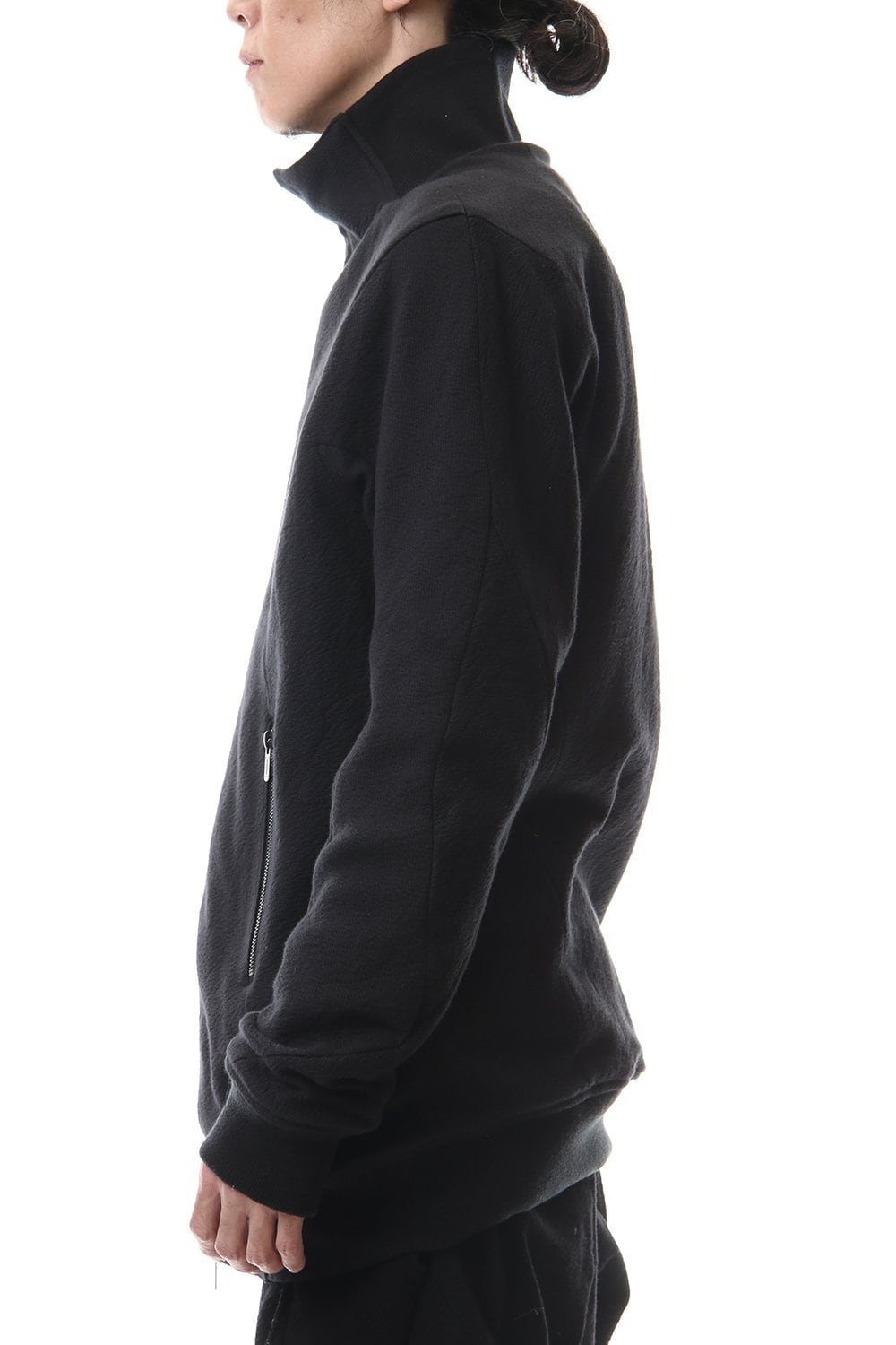 甘織デニム ロングボンバージャケット