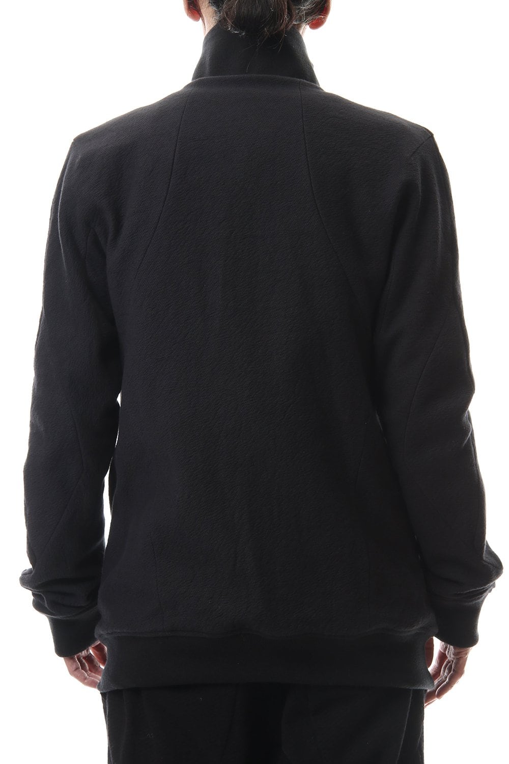 甘織デニム ロングボンバージャケット